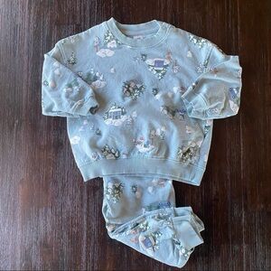 H&M Light Blue Winter Village Sweatsuit